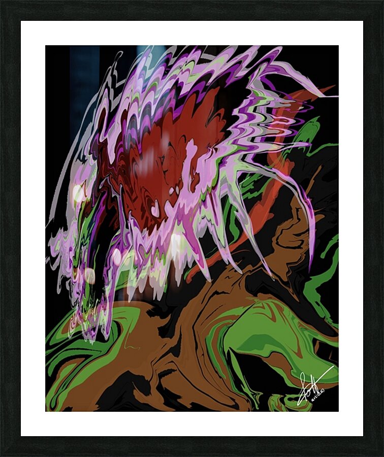 Mouvement - Movement Picture Frame print