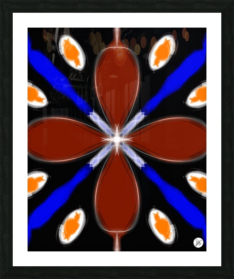 Mandala Picture Frame print