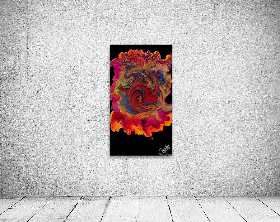 Flamme quantique - Quantum flame Wall Preview