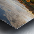 Stunning mural featuring an autumn landscape Metal print