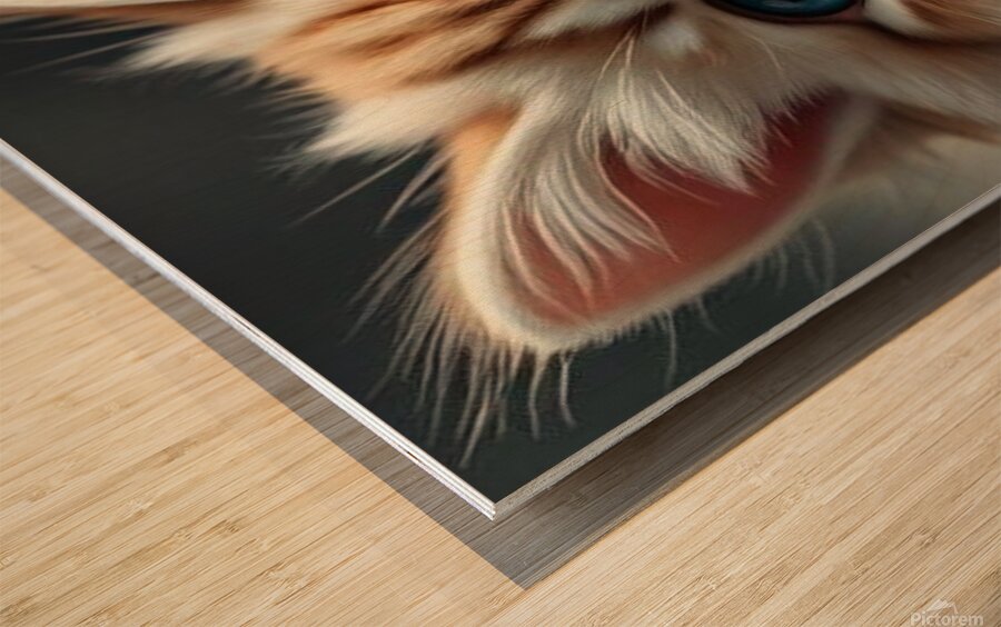  Two Enchanting Cats With Striking Blue eyes Wood print