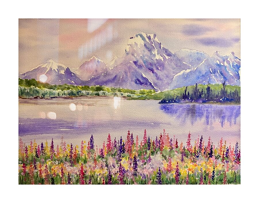 Mount Cook in the Spring  Picture Frame print