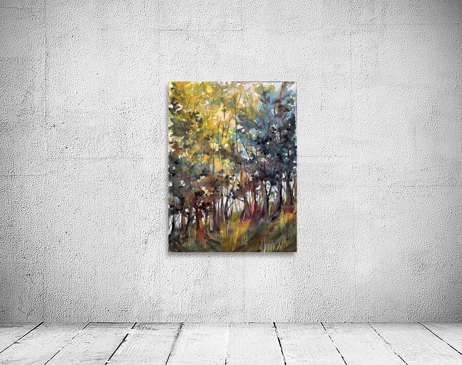 Colorful Trees Wall Preview