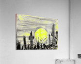 Desert moon Acrylic Print