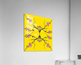 Tree pop yellow Acrylic Print