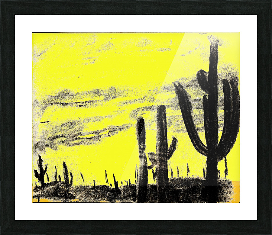  Yellow feeling Picture Frame print