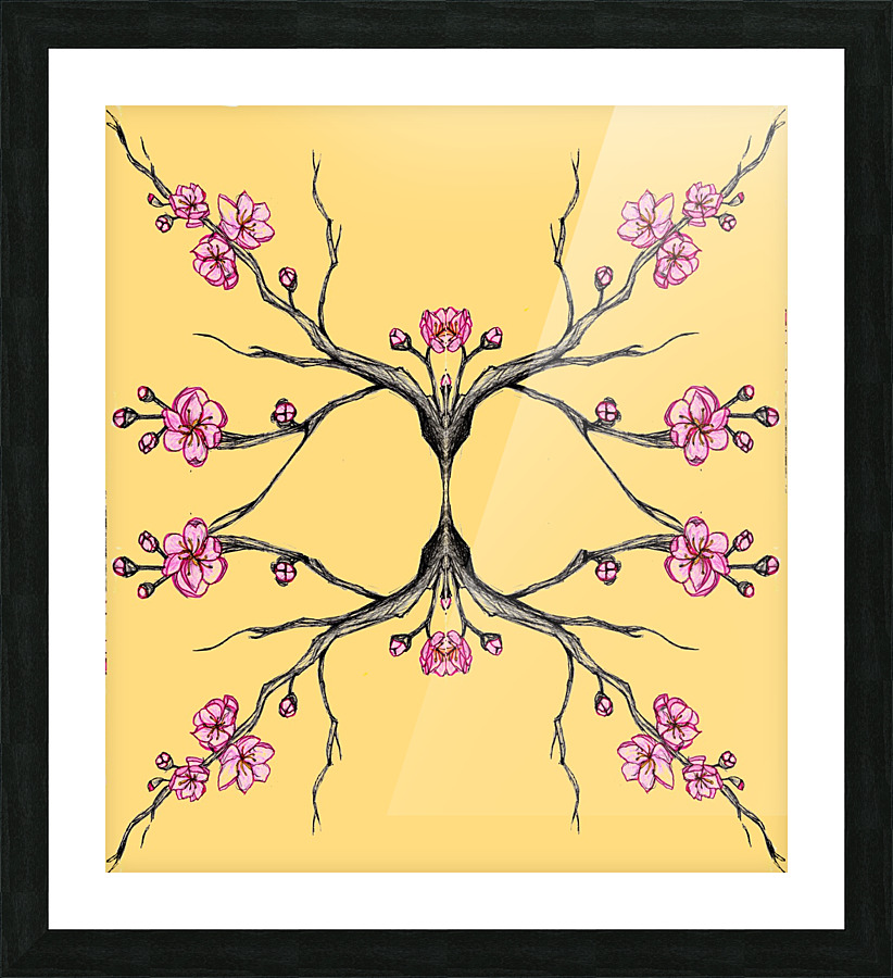 Tree pop Picture Frame print