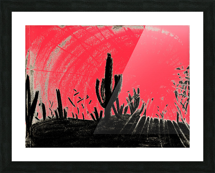 Passion desert Picture Frame print