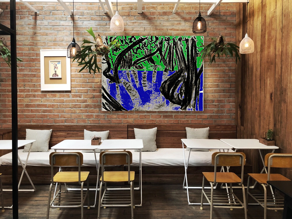 Jungle landscape Reproduction