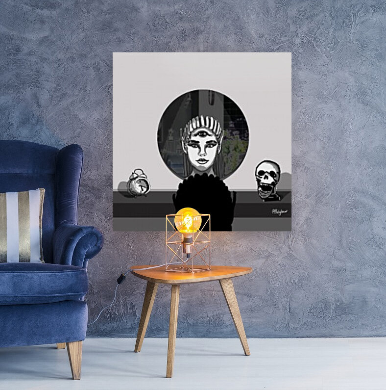 mirror witch halloween Reproduction