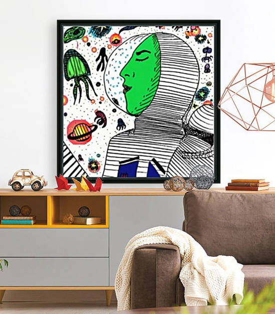 Dream sailor green Reproduction