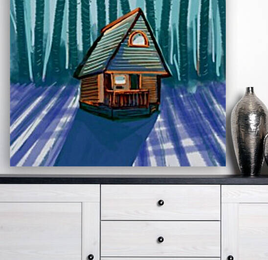 House on pacific forest by Oletydraw