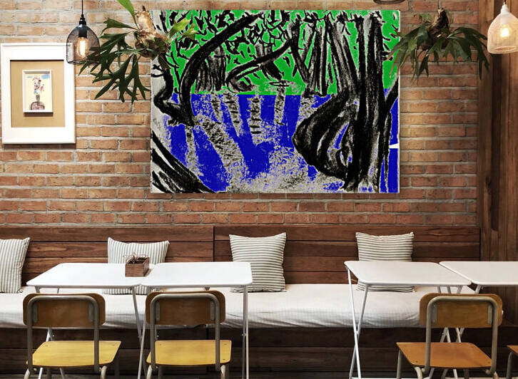 Jungle landscape Reproduction