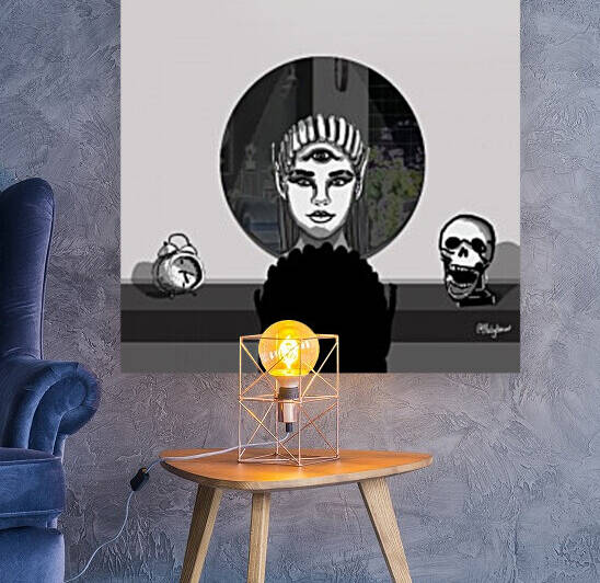 mirror witch halloween Reproduction