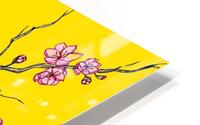 Tree pop yellow HD Metal print