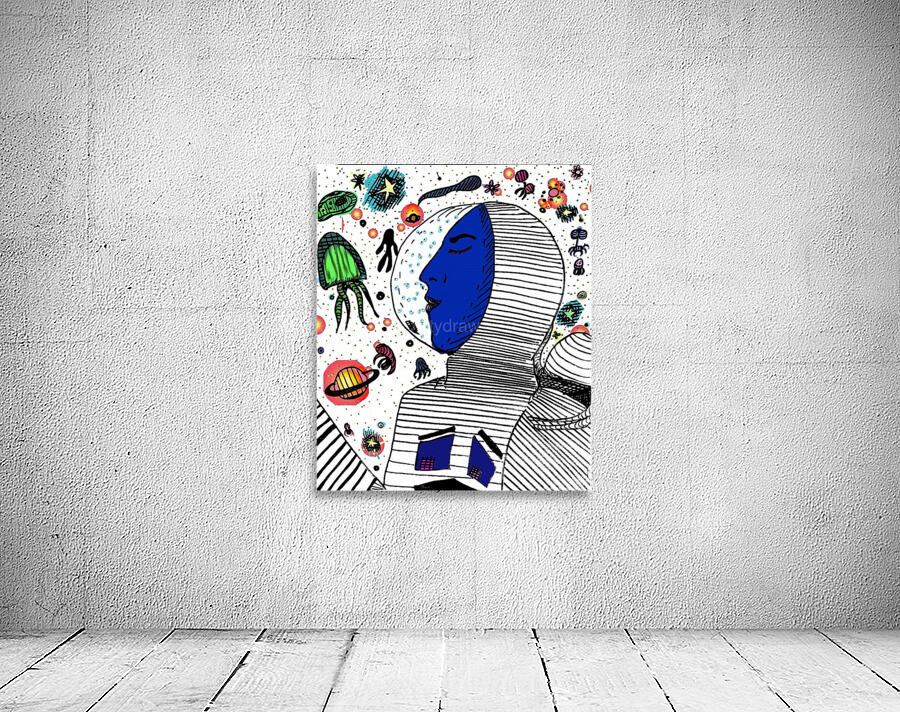 Dream sailor blue Wall Preview
