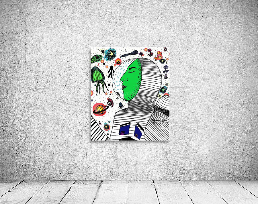 Dream sailor green Wall Preview