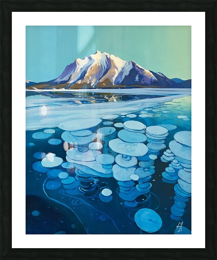 Winter Gems Picture Frame print
