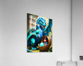 Twin Dragons Acrylic Print
