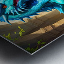 Twin Dragons Metal print