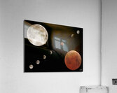 2025 Blood Moon Eclipse Composite Acrylic Print