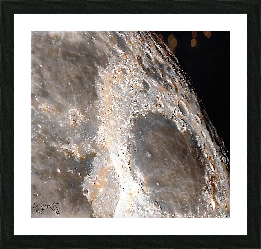 Mineral Moon Picture Frame print