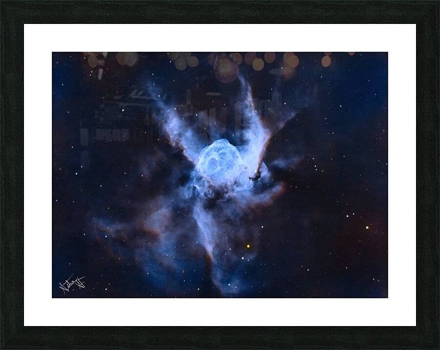 Thors Helmet NGC 2359 Picture Frame print