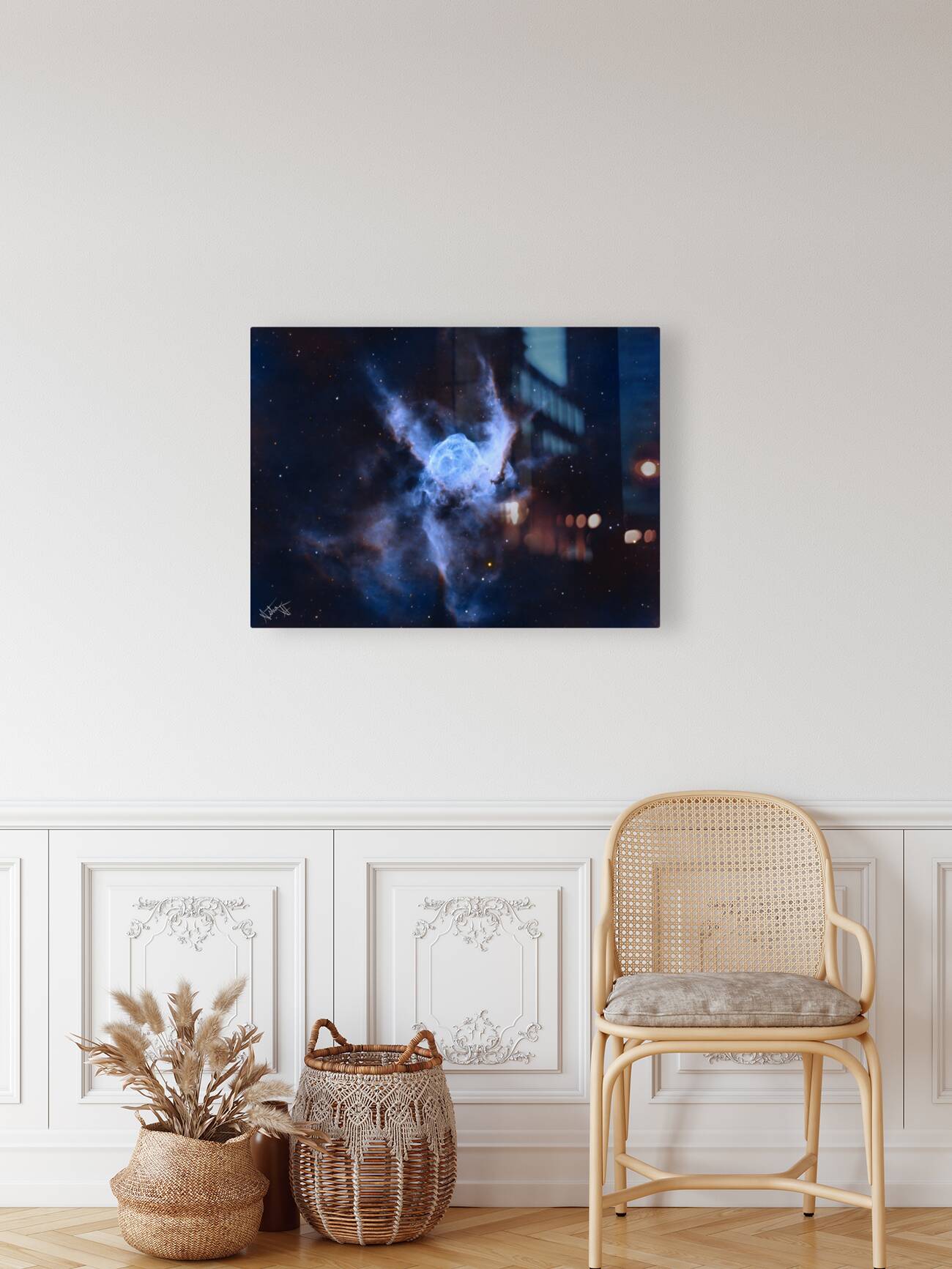 Thors Helmet NGC 2359 Reproduction