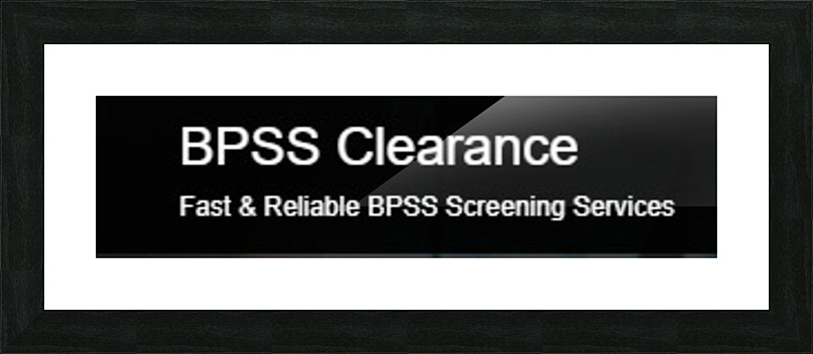 bpss logo Picture Frame print