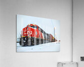Snow Brushed  Acrylic Print