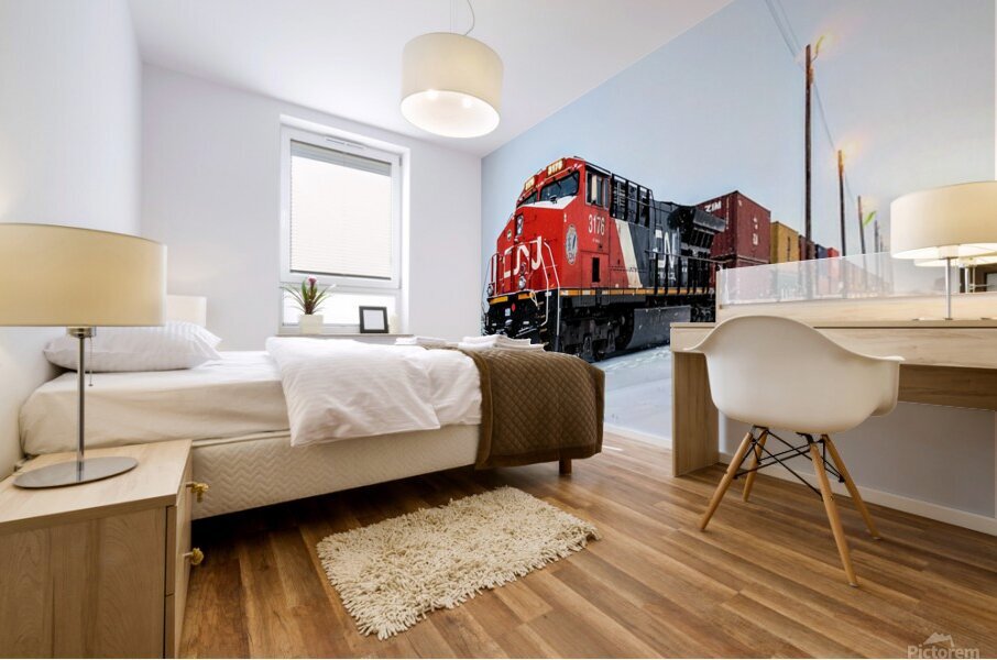 Snow Brushed  Mural print