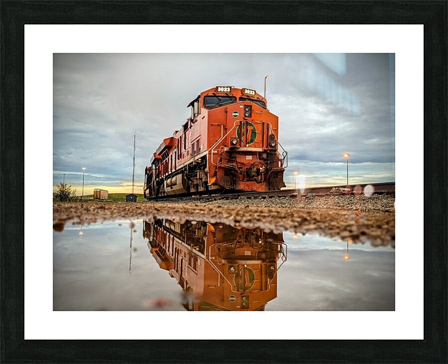 The   J  Picture Frame print