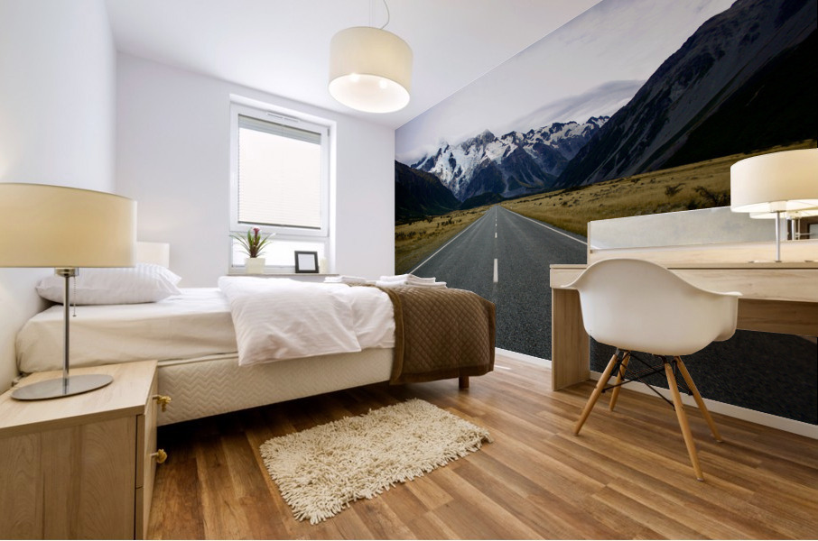 Mountains symmetry Mural print