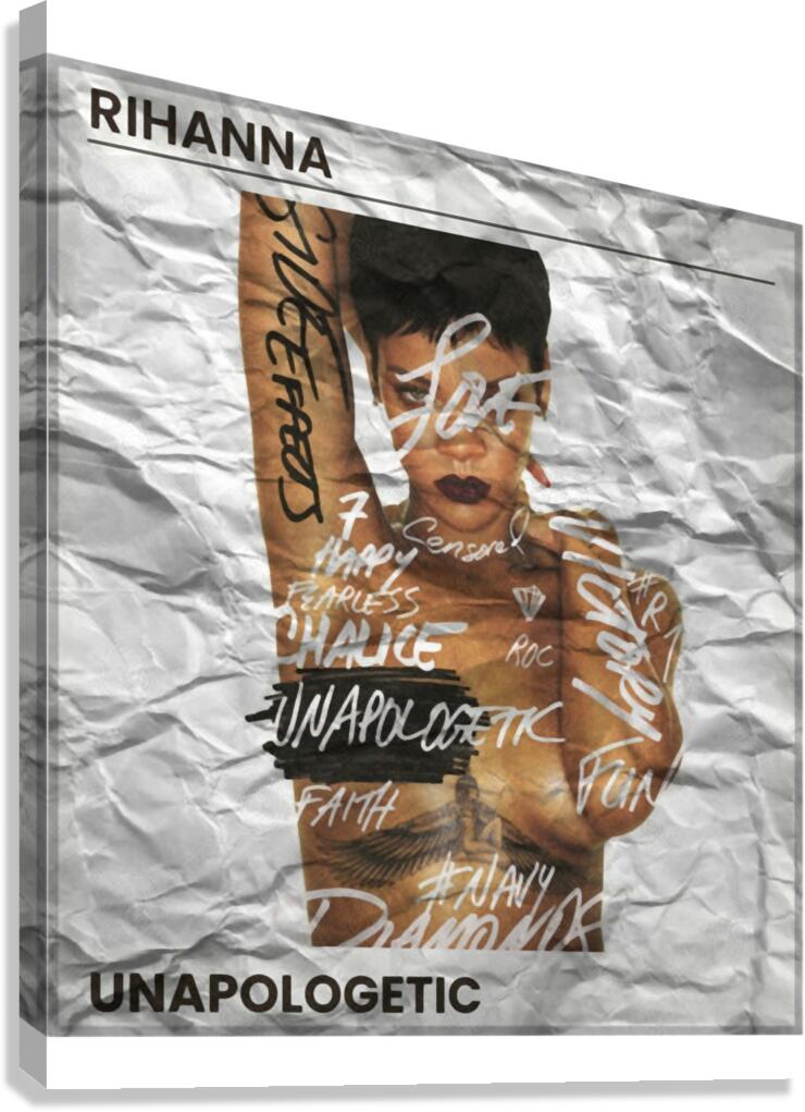 Rihanna 3 Canvas Print