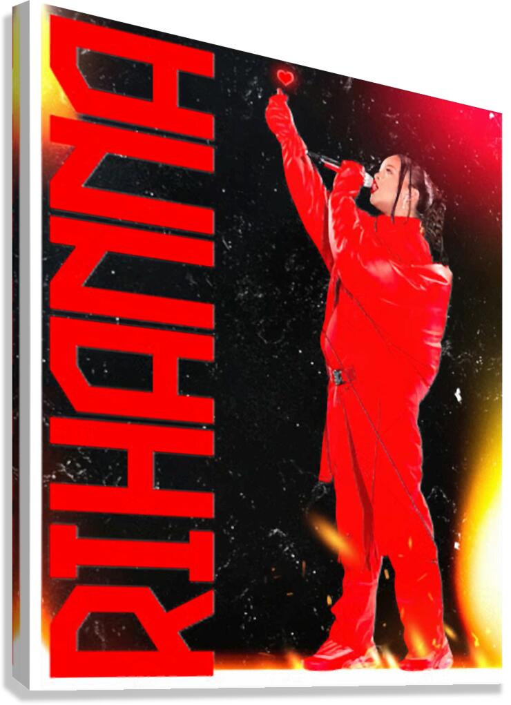 Rihanna 40 Canvas Print