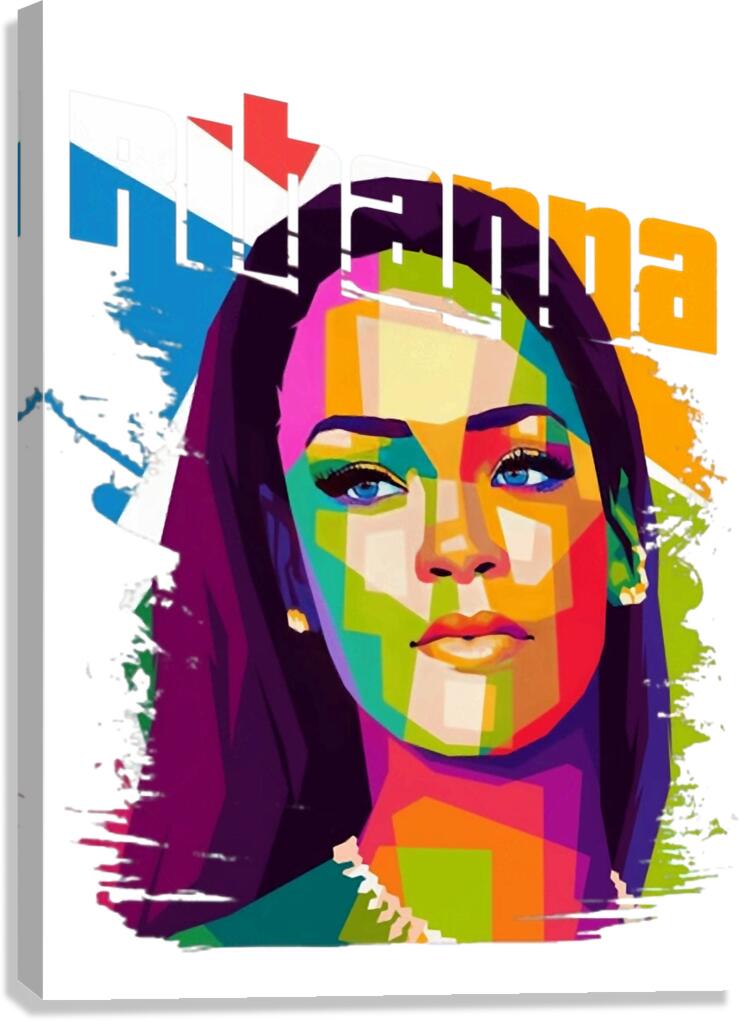 Rihanna 7 Canvas Print