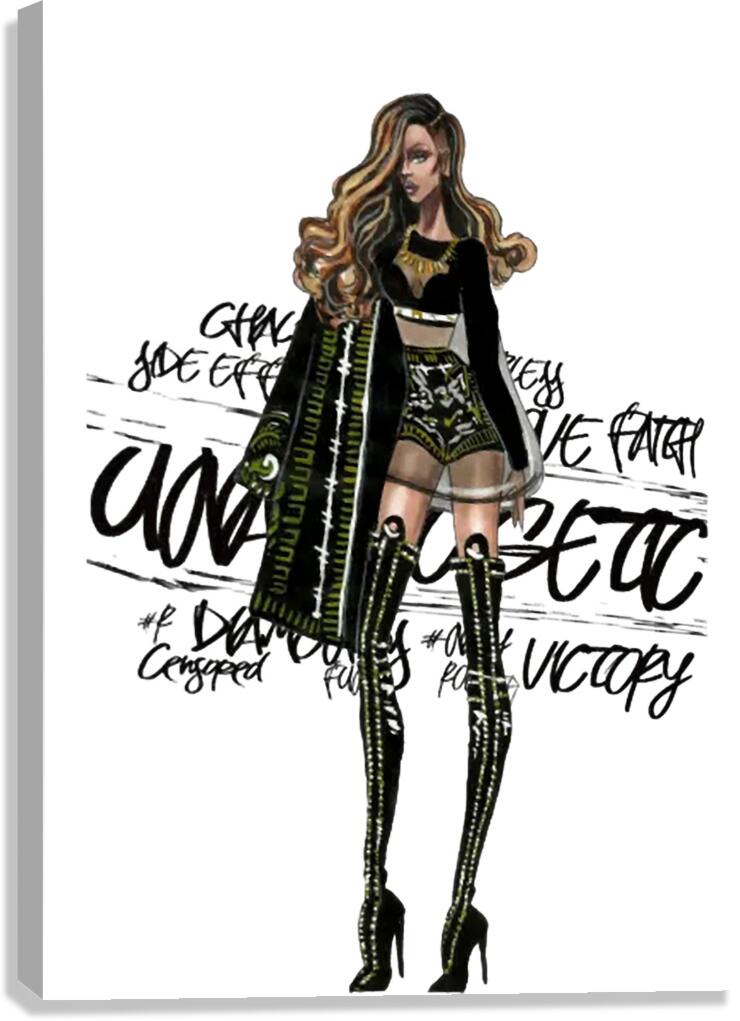 Rihanna 33 Canvas Print