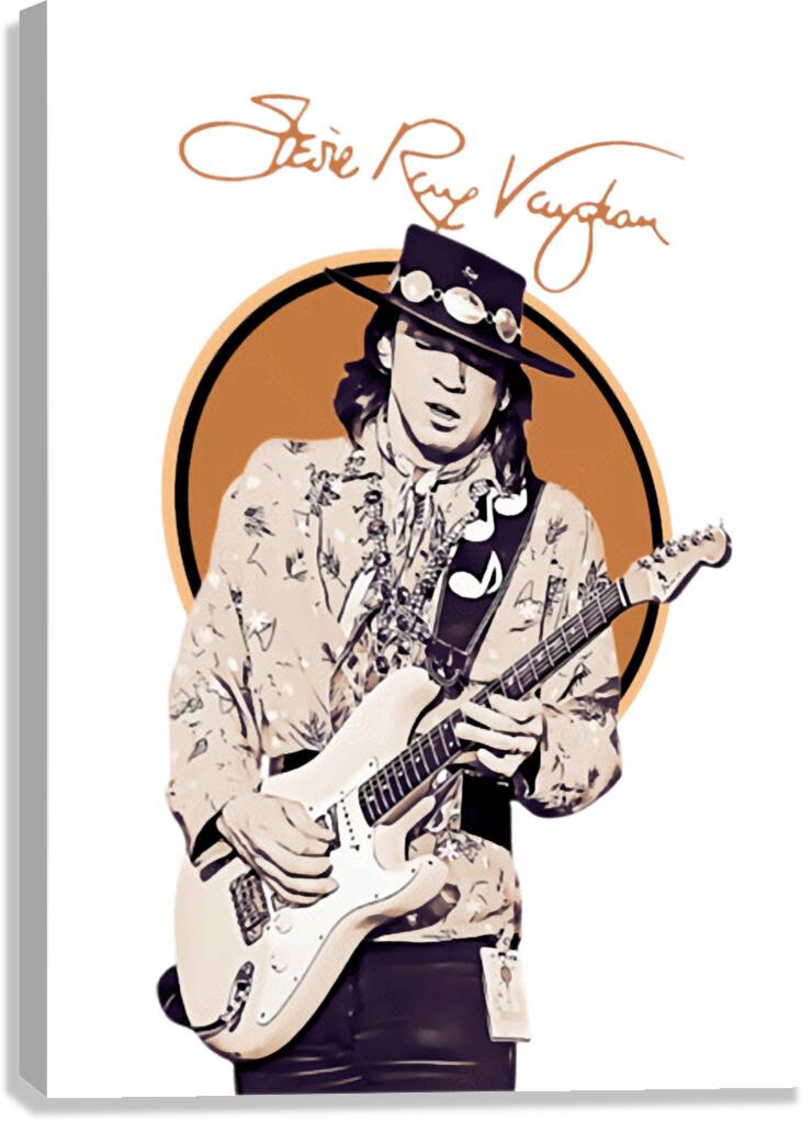 Stevie Ray Vaughan 21 Canvas Print