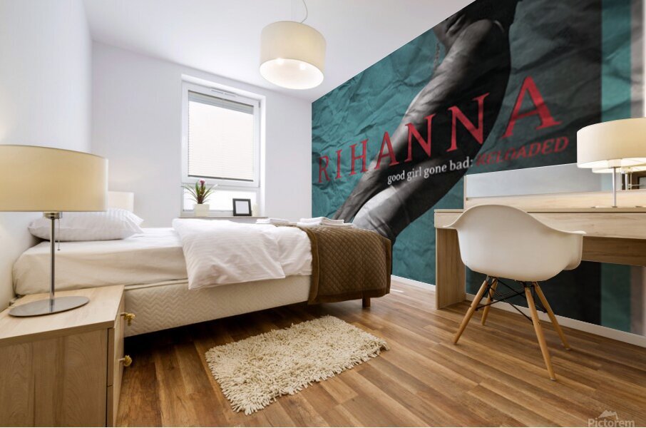 Rihanna 24 Mural print