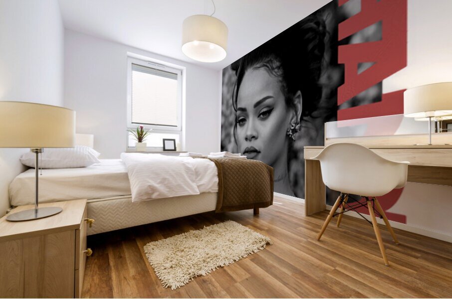 Rihanna 47 Mural print
