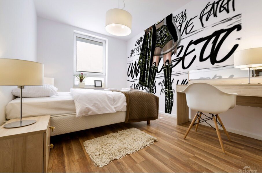Rihanna 33 Mural print