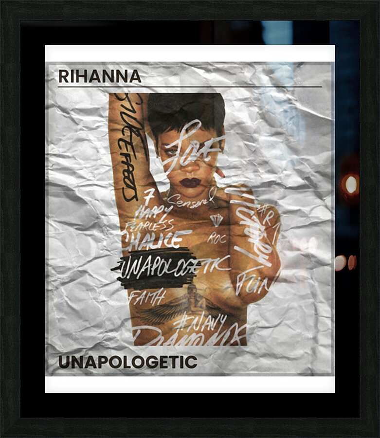 Rihanna 3 Picture Frame print