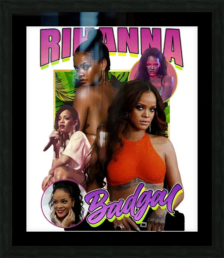 Rihanna 5 Picture Frame print