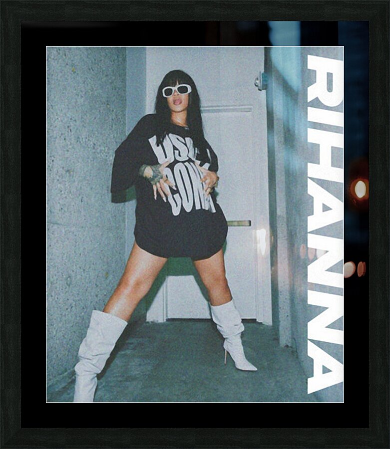 Rihanna 8 Picture Frame print