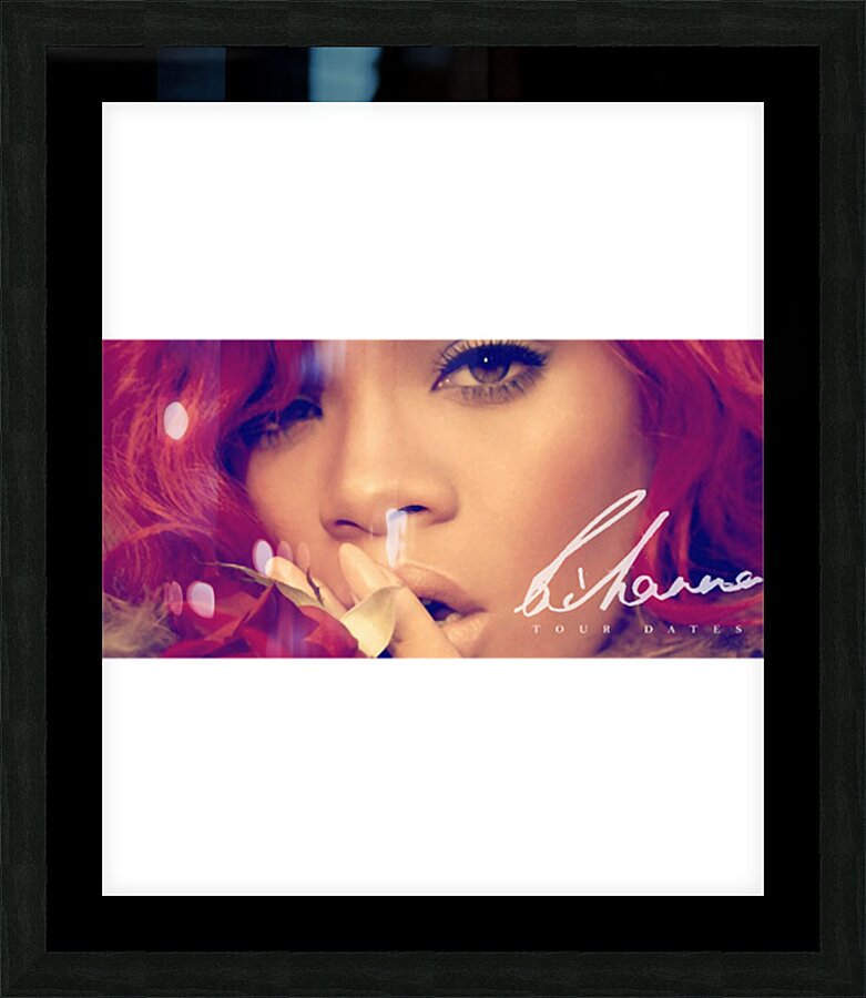 Rihanna 19 Picture Frame print