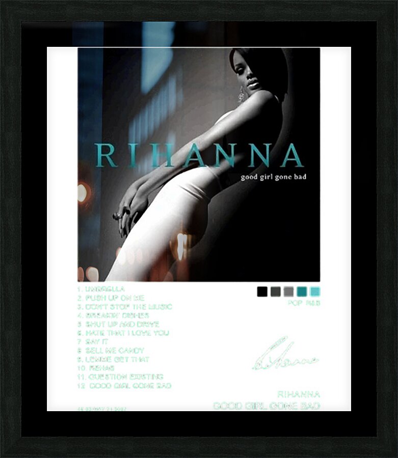 Rihanna 21 Picture Frame print