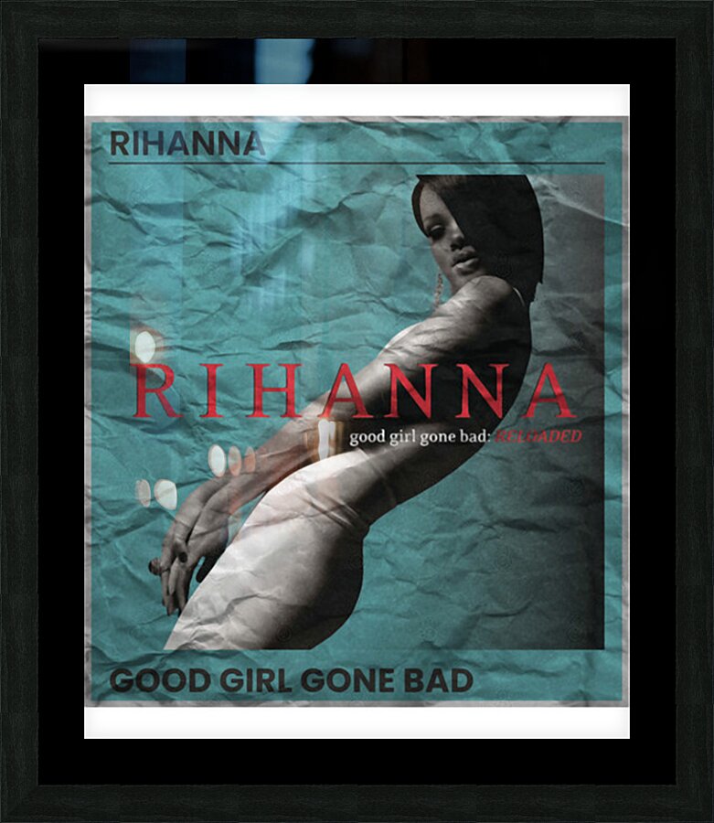 Rihanna 24 Picture Frame print