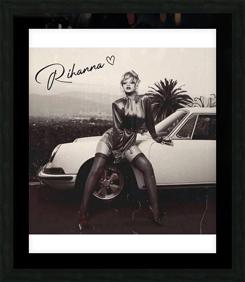 Rihanna 33 Picture Frame print