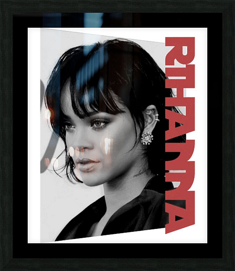 Rihanna 39 Picture Frame print