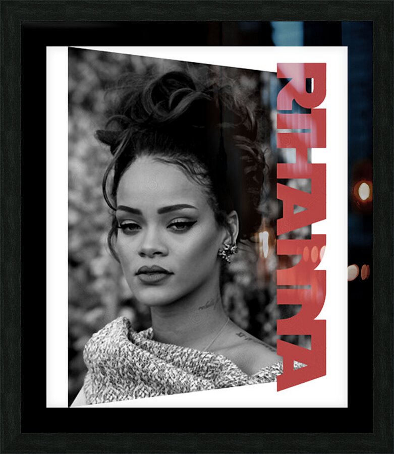 Rihanna 47 Picture Frame print